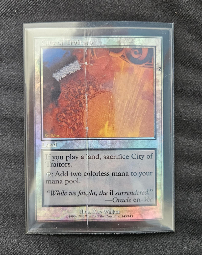 City of Traitors Foil Test Print (Square Corners)