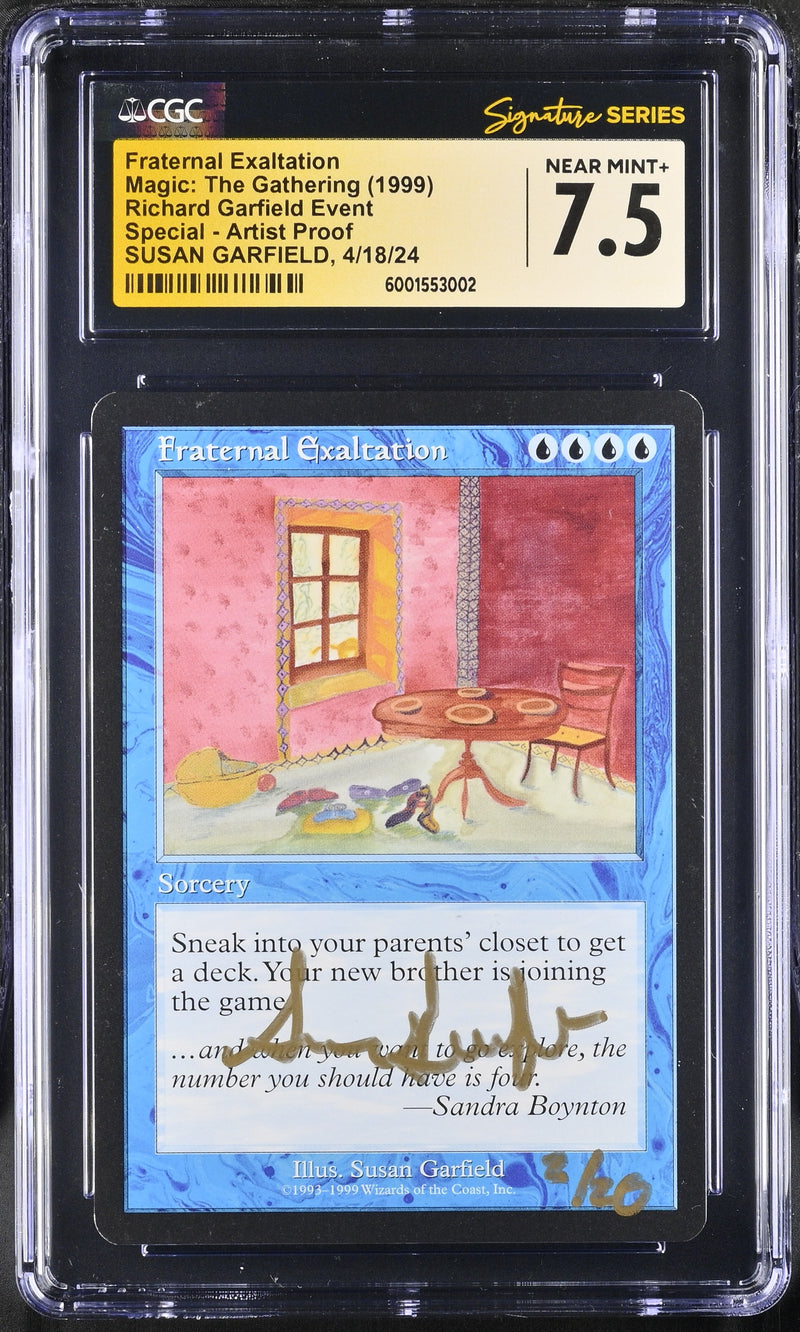 Garfield Event Card - Fraternal Exaltation Artist Proof