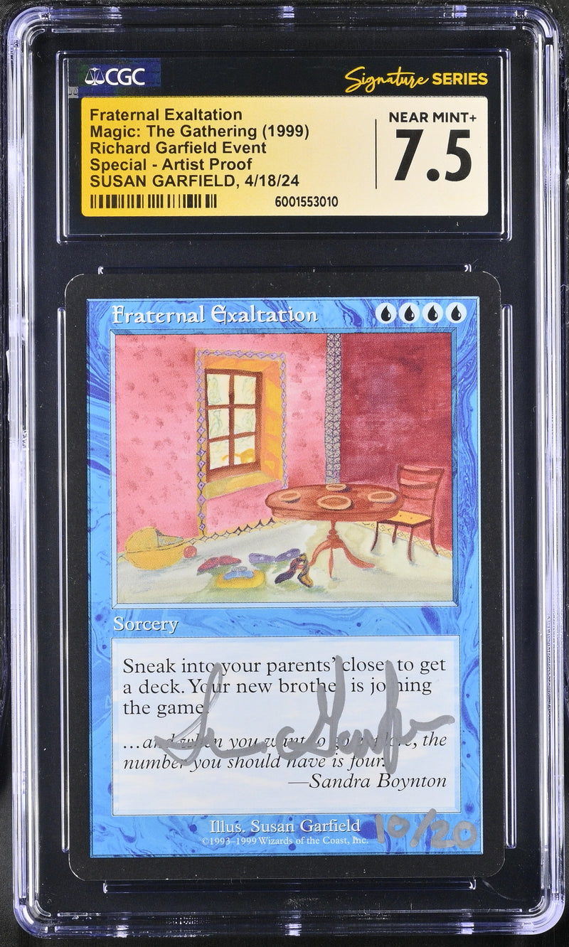 Garfield Event Card - Fraternal Exaltation Artist Proof