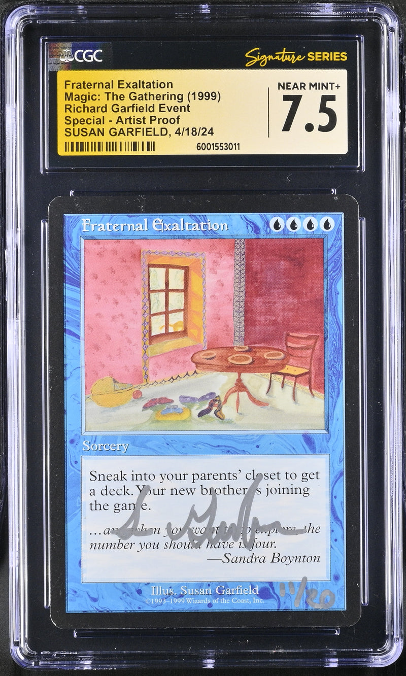 Garfield Event Card - Fraternal Exaltation Artist Proof