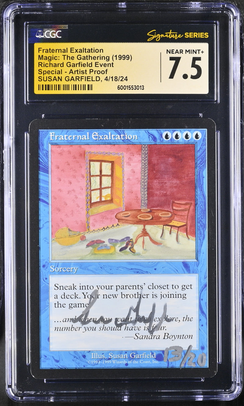 Garfield Event Card - Fraternal Exaltation Artist Proof