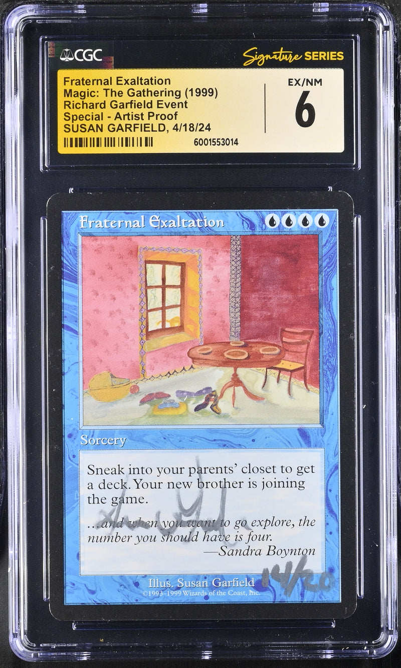 Garfield Event Card - Fraternal Exaltation Artist Proof