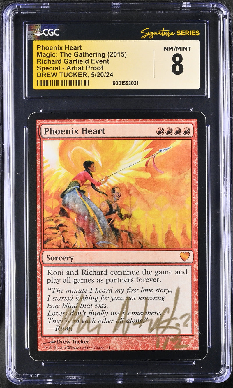 Garfield Event Card - Phoenix Heart Artist Proof