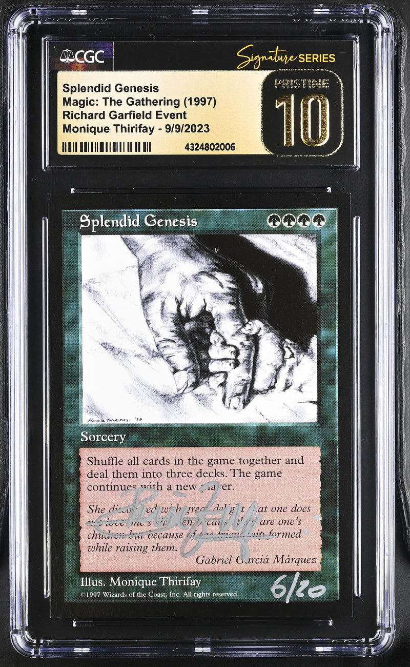 Garfield Event Card - Splendid Genesis Artist Proof