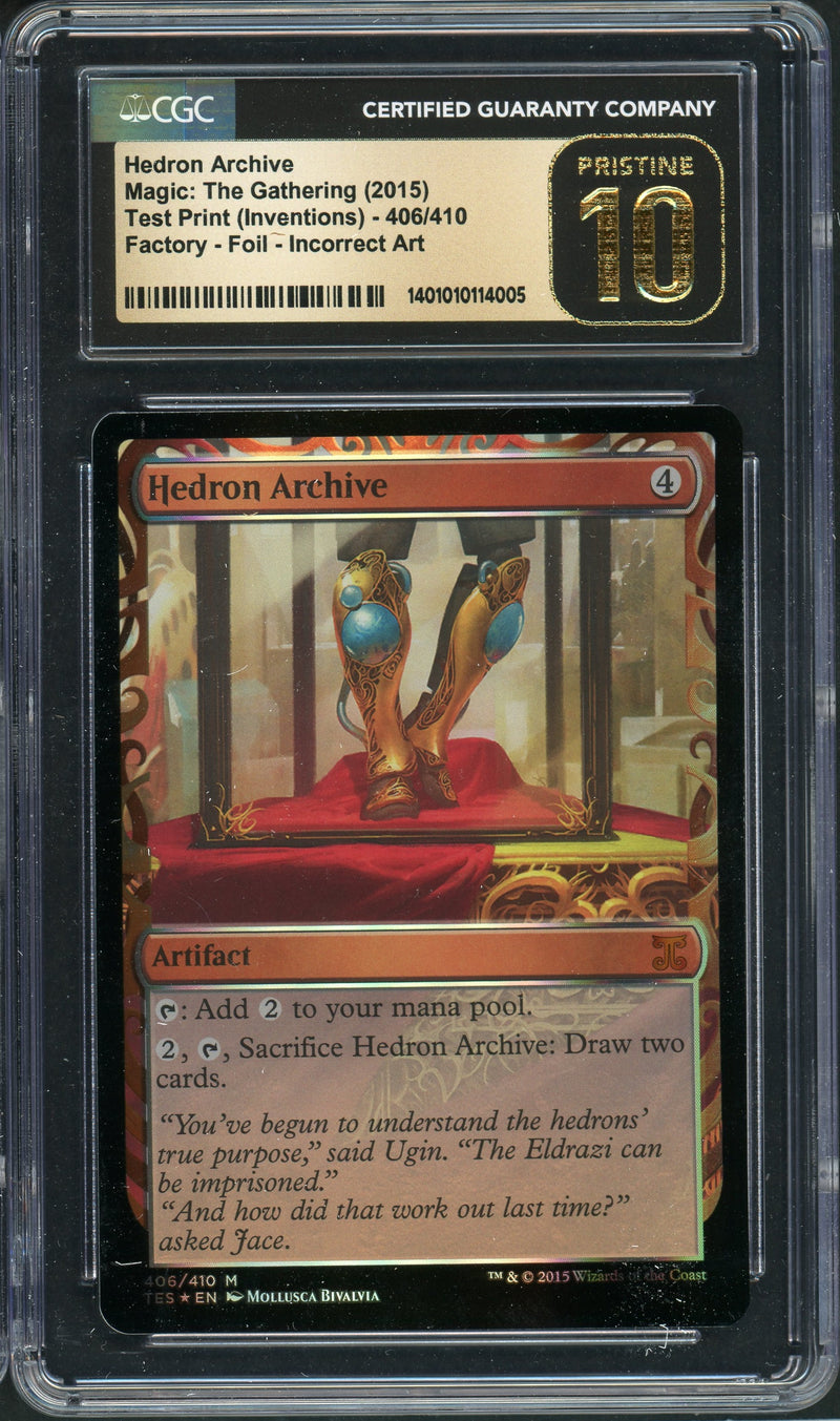 Test Print - Kaladesh Invention - Lightning Greaves / Hedron Archive