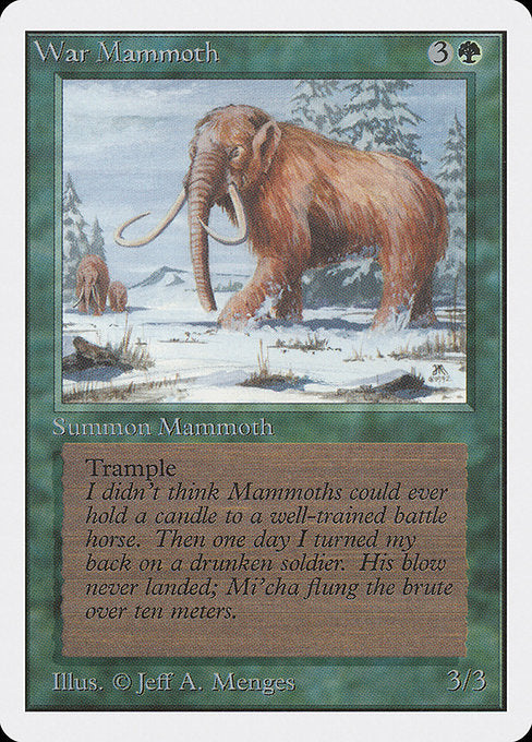 War Mammoth (UNL)