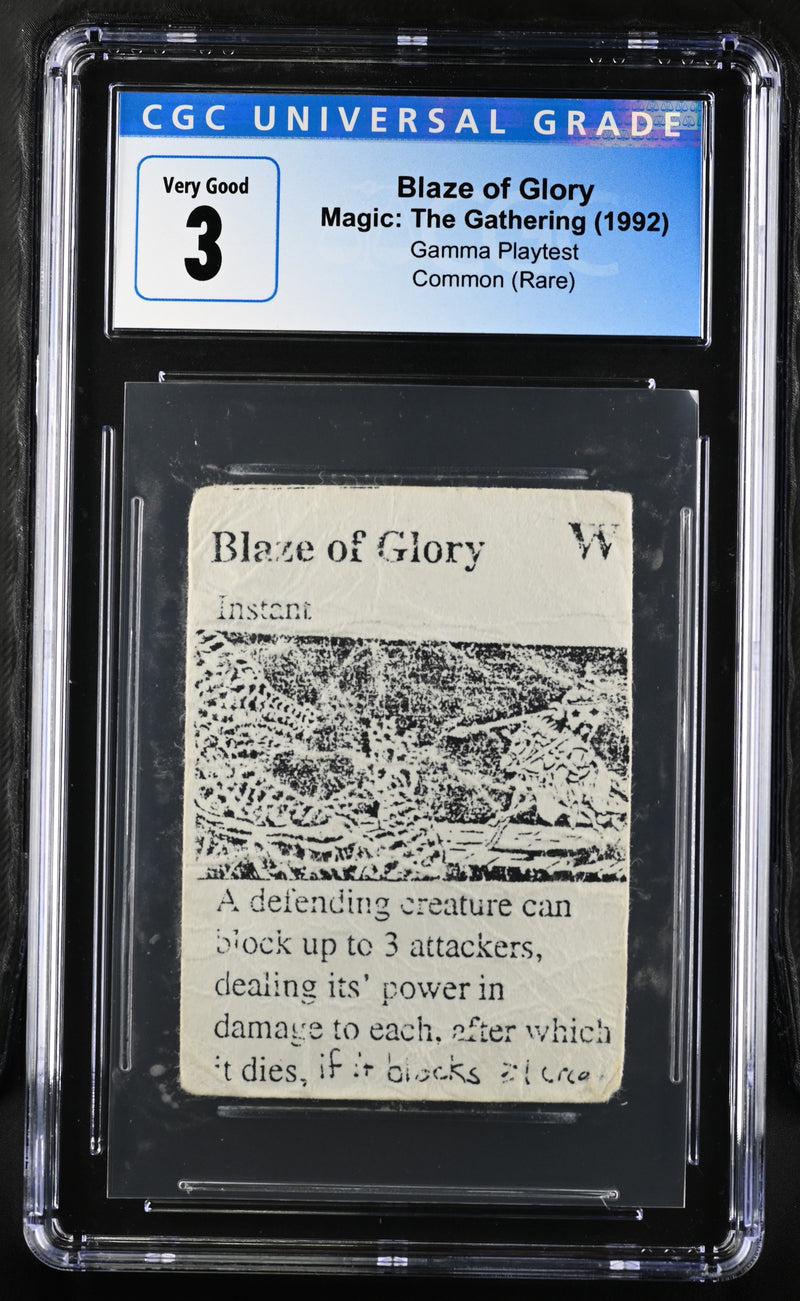 Blaze of Glory (Gamma Playtest)