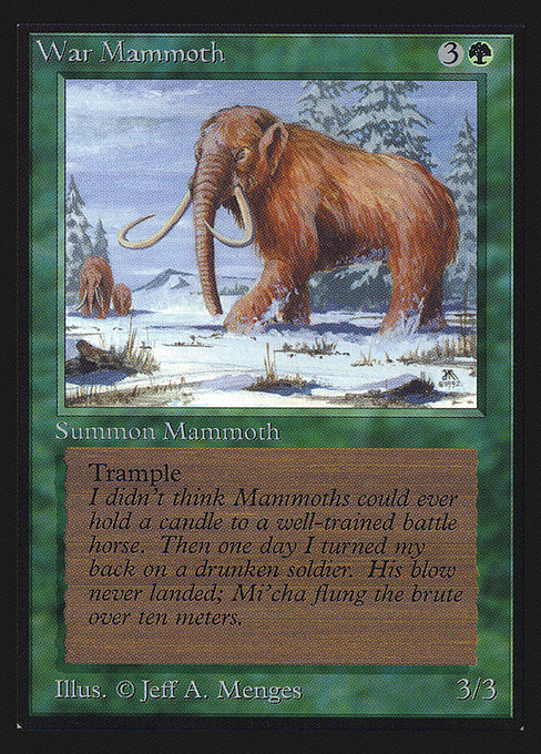 War Mammoth (CED)